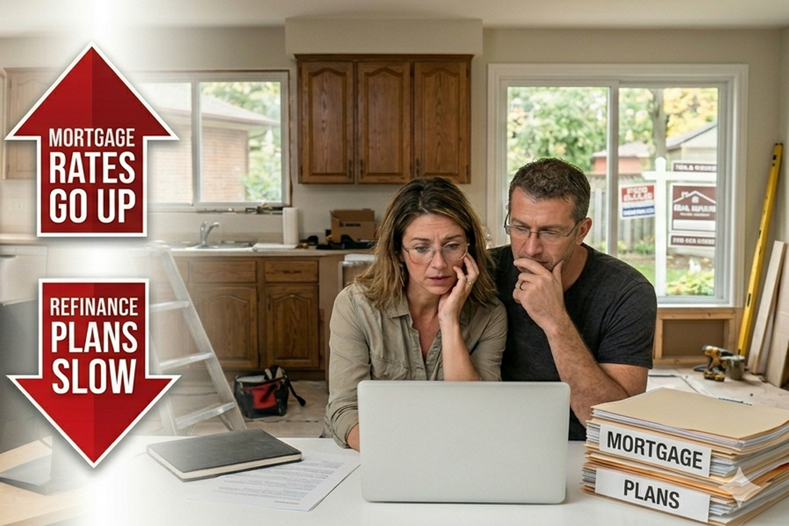 Rates Rise & Refi Plans Slow